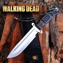 Daryl Dixon Knife: The Walking Dead Replica Knife | Handmade Stainless Steel Survival Knife | Cosplay Prop | knife
