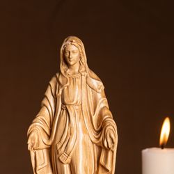 Our Lady of Grace Blessed Mother Statue Personalized Gifts Mother Mary Statue Christian Art Virgin Mary Statue