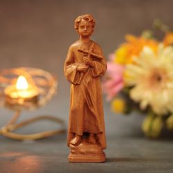 Baby Jesus Religious Statue Figurine, Religious Catholic Statue, Wooden Religious Gifts,Housewarming Gift,New Home Gift,