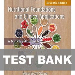 Nutritional Foundations and Clinical Applications 7th Edition TEST BANK 9780323544900