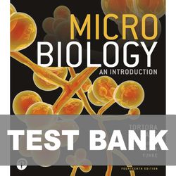 Microbiology An Introduction 14th Edition TEST BANK 9780138200398