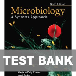 Microbiology A Systems Approach 6th Edition TEST BANK 9781260258998