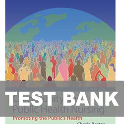 Community and Public Health Nursing 10th Edition TEST BANK 9781975123048