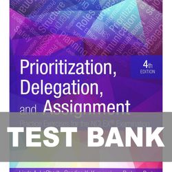 Prioritization Delegation and Assignment 4th Edition TEST BANK 9780323498289