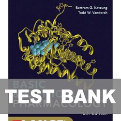 Basic and Clinical Pharmacology 15th Edition TEST BANK 9781260452310