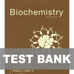 Biochemistry 9th Edition Stryer Lubert TEST BANK 9781319114671