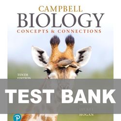 Campbell Biology Concepts and Connections 10th Edition TEST BANK 9780136538783