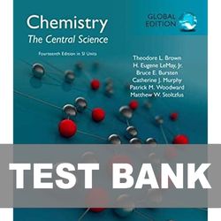 Chemistry The Central Science 14th Edition TEST BANK 9780136873891