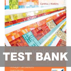 Pharmacology Clear and Simple 4th Edition TEST BANK 9781719644747