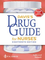 Davis Drug Guide for Nurses 18th Edition - eBook PDF Instant Download