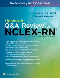 Lippincott Q&A Review for NCLEX-RN 13th Edition - eBook PDF Instant Download