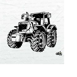 Tractor Svg File | Tractor Files for Cricut | Tractor Cut Files | Farm Tractor Svg | Farm Tractor Png | Tractor Clipart