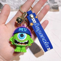 Disney Toy Story Keychains Anime Buzz Lightyear Woody Lotso Keyring Collection Doll Bag Car Accessory Christmas Birthday