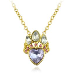 Rapunzel Accessories Gift Rapunzel Crown Charm Necklace For Women Girls Gold Plated Princess Crown Necklace Wedding Geek