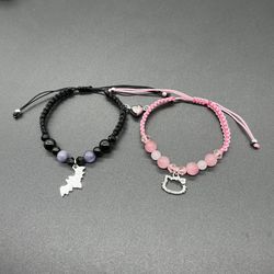 cats spider friendship bracelets for best friend bff halloween christmas matching rope chain bracelets for couples famil