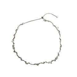 South Korea temperament irregular necklace retro trendy necklace wind adjustable chain