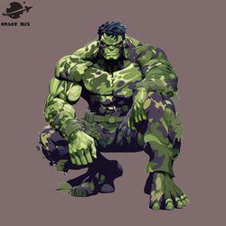 Camo Hulk PNG Design