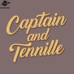 Captain Tennille Retro  PNG Design