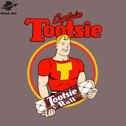 Captain tootsie PNG Design