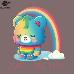 dont care bear  png design