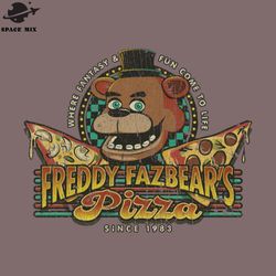 Freddy Fazbears Pizza 1983 PNG Design