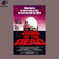Dawn of the Dead 1978 Original Movie oster PNG Design
