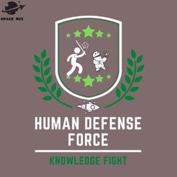 Human Defense Force PNG Design