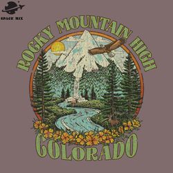 Rocky Mountain High 1972 PNG Design