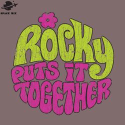 Rocky uts It Together 1970 PNG Design