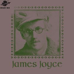 James Joyce Retro Faded Style Fan  PNG Design