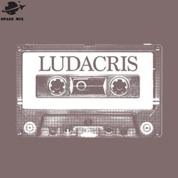 Ludacris Cassette Tape Black ver Hiphop PNG Design