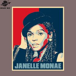 Janelle Monae Hope oster Art Hiphop PNG Design