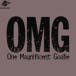 OM One Magnificent oalie funny ice hockey goalie PNG Design