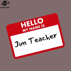 Jim Teacher PNG Design