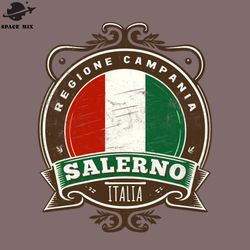 Salerno Retro Italian Region  PNG Design