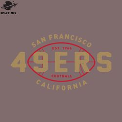 San Francisco 49ers 5 by Buck Tee PNG Design