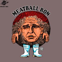 Meatball Ron PNG Design