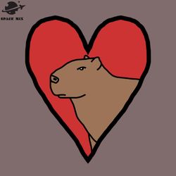 My Valentines Day Capybara PNG Design