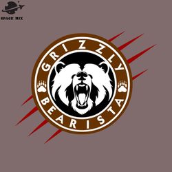 rizzly Bearista PNG Design