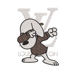 Dog louis vuitton Embroidery Design, LV Embroidery, Brand Embroidery, Embroidery File, Logo shirt, Digital download
