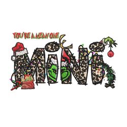 Mini Grinch christmas Embroidery design, Grinch Christmas Embroidery, Grinch design, Embroidery File, Digital download
