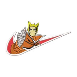 Naruto Nike embroidery design, Naruto anime embroidery, Nike design, anime design, anime shirt, Digital download