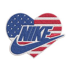 Nike american Embroidery Design, Brand Embroidery, Nike Embroidery, Embroidery File, Logo shirt, Digital download