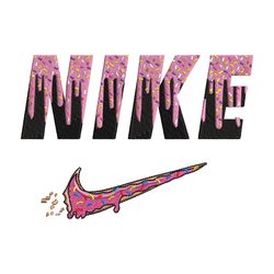 Nike-Donut Logo embroidery design, Nike-Donut embroidery, Nike design, logo shirt, Embroidery shirt, Digital download.