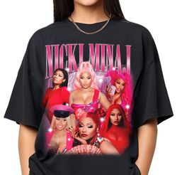 Nicki Minaj T-shirt, Nicki Minaj Fan Gift, Rapper Homage Graphic Shirt, Unisex T-shirt, Crew Shirt
