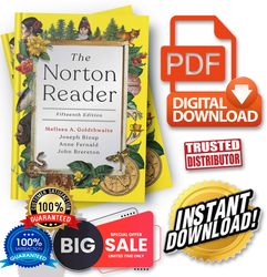 The Norton Reader (Fifteenth Edition) PDF Ebook, Ebook, Digital Books, Digital download, PDF Book