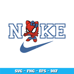 Nike Hello kitty spiderman svg, spiderman svg, Logo Brand svg, Nike svg, cartoon svg, Instant download.