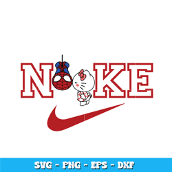 Nike spider man and Hello Kitty svg, Hello Kitty svg, Logo Brand svg, Nike svg, cartoon svg, Instant download.