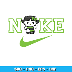 Nike Hello Kitty Powerpuff Girls svg, Logo Brand svg, Nike svg, cartoon svg, logo design svg, Instant download.
