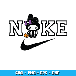 Nike My Melody Skeleton svg, My Melody svg, Logo Brand svg, Nike svg, cartoon svg, logo design svg, Instant download.